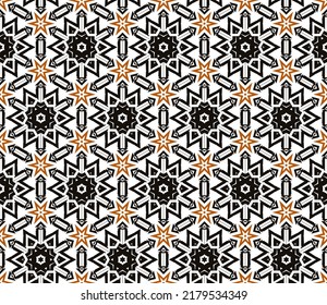 Abstraktes geometrisches Muster. Grafischer, moderner, nahtloser Hintergrund. 