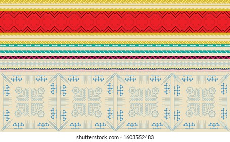 Abstract geometric pattern graphic repeating design