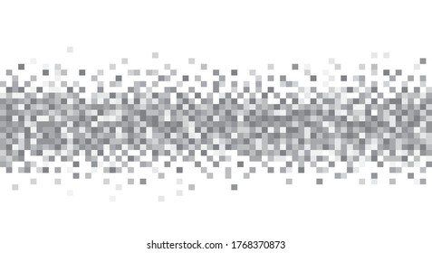 Abstract geometric pattern from Gray squares on white background.Vector illustration.