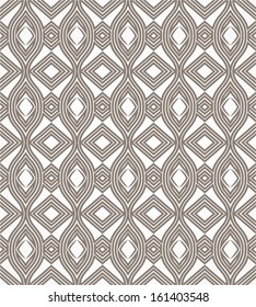 Abstract geometric pattern. Gray and white texture. A seamless vector background.