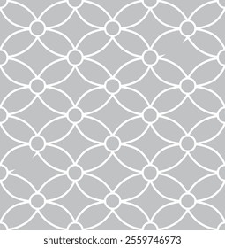 Abstract Geometric Pattern in Gray and White