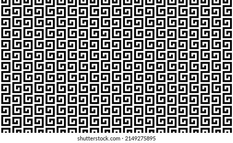 Patrón geométrico abstracto con fondo de motivos griegos antiguos. Ilustración vectorial.