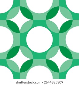 Abstract geometric pattern with green accents, ideal for backgrounds or textile designs.