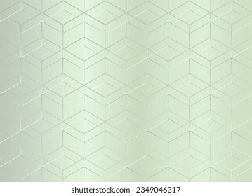 Patrón geométrico abstracto. Fondo verde de textura pastel. Estilo de lujo. Ilustración vectorial.