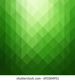 Abstract geometric pattern. Green triangles background. Vector illustration eps 10.