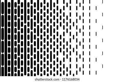 Abstract geometric pattern. Halftone background with small lines. Design element for web banners, posters, cards, wallpapers, backdrops, panels, templates. Black and white color. Vector illustration