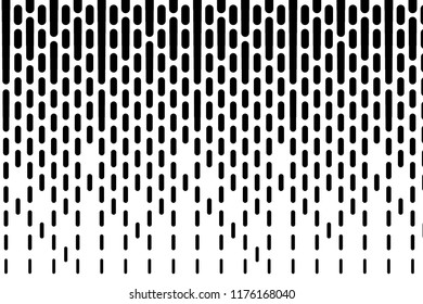 Abstract geometric pattern. Halftone background with small lines. Design element for web banners, posters, cards, wallpapers, backdrops, panels, templates. Black and white color. Vector illustration