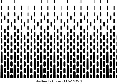 Abstract geometric pattern. Halftone background with small lines. Design element for web banners, posters, cards, wallpapers, backdrops, panels, templates. Black and white color. Vector illustration