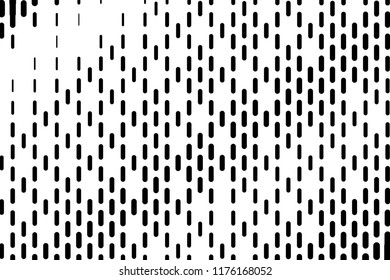 Abstract geometric pattern. Halftone background with small lines. Design element for web banners, posters, cards, wallpapers, backdrops, panels, templates. Black and white color. Vector illustration
