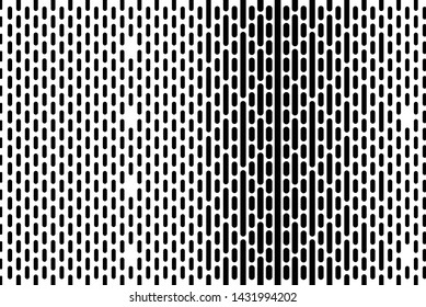 Abstract geometric pattern. Halftone background with small lines. Design element for web banners, posters, cards, wallpapers, backdrops, panels, templates. Black and white color. Vector illustration