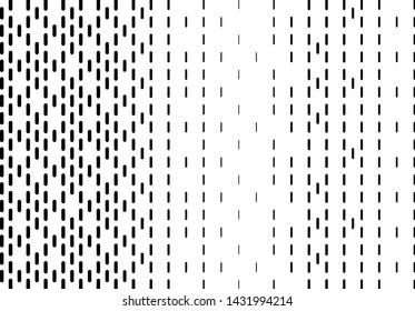 Abstract geometric pattern. Halftone background with small lines. Design element for web banners, posters, cards, wallpapers, backdrops, panels, templates. Black and white color. Vector illustration
