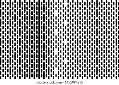 Abstract geometric pattern. Halftone background with small lines. Design element for web banners, posters, cards, wallpapers, backdrops, panels, templates. Black and white color. Vector illustration