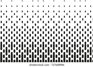 Abstract geometric pattern. Halftone background with small lines. Design element for web banners, posters, cards, wallpapers, backdrops, panels, templates. Black and white color. Vector illustration