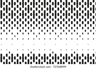 Abstract geometric pattern. Halftone background with small lines. Design element for web banners, posters, cards, wallpapers, backdrops, panels, templates. Black and white color. Vector illustration