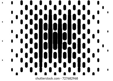 Abstract geometric pattern. Halftone background with small lines. Design element for web banners, posters, cards, wallpapers, covers, panels, templates. Black and white color. Vector illustration