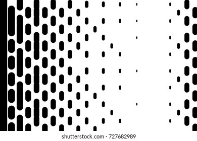 Abstract geometric pattern. Halftone background with small lines. Design element for web banners, posters, cards, wallpapers, covers, panels, templates. Black and white color. Vector illustration