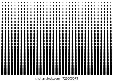 Abstract geometric pattern. Halftone background with small lines. Design element for web banners, posters, cards, wallpapers, backdrops, panels, templates. Black and white color. Vector illustration