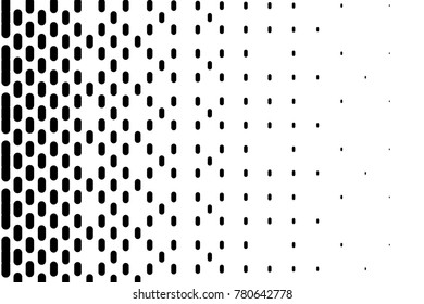 Abstract geometric pattern. Halftone background with small lines. Design element for web banners, posters, cards, wallpapers, backdrops, panels, templates. Black and white color. Vector illustration