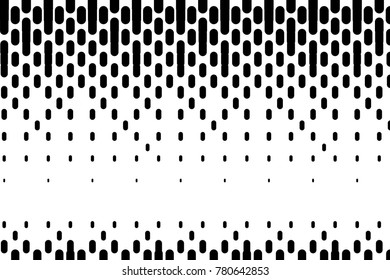 Abstract geometric pattern. Halftone background with small lines. Design element for web banners, posters, cards, wallpapers, backdrops, panels, templates. Black and white color. Vector illustration
