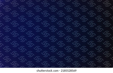 Abstract geometric pattern with have gradend color background.