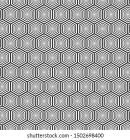 Abstract geometric pattern. Hexagon background 