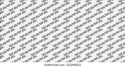 Abstraktes geometrisches Muster mit Hexagon. Schwarz-Weiß-Textur. Moderner abstrakter Vektorhintergrund. EPS10