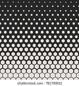 Abstract geometric pattern. Hipster fashion design print hexagonal pattern. White honeycombs on a black background. Vector Illustration.