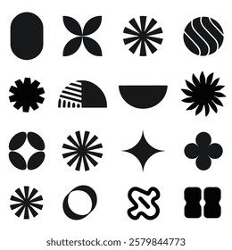 Abstract Geometric Pattern Icon Set 