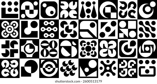 Abstract geometric pattern. Geometric Icons Design Elements. Trendy minimalist basic figures