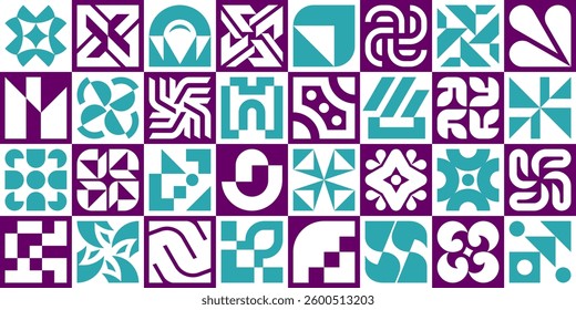 Abstract geometric pattern. Geometric Icons Design Elements. Trendy minimalist basic figures