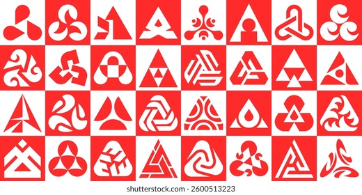 Abstract geometric pattern. Geometric Icons Design Elements. Trendy minimalist basic figures