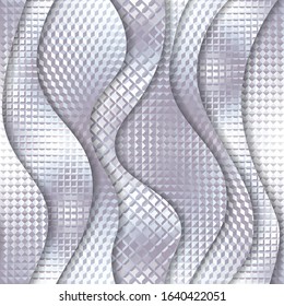 Abstract geometric pattern. Imitation of abstract metattic texture. Vector seamless image.