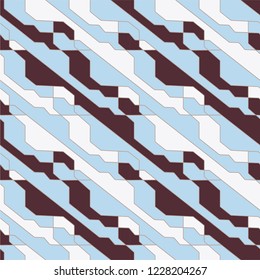Abstract geometric pattern with intersecting thin lines. Vector seamless lattice background. Polygonal structure. Repeating geometric grid elegant design background. Fabric trellis print.