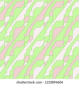 Abstract geometric pattern with intersecting thin lines. Vector seamless lattice background. Gift wrapping paper. Repeating geometric grid simple design background. Fabric print.