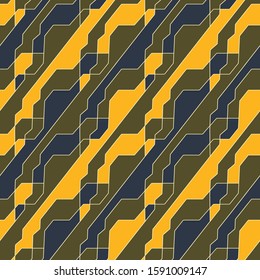 Abstract geometric pattern with intersecting thin lines. Seamless linear rapport vector background. Gift wrapping paper. Repeating geometric grid minimal design background. Fabric trellis print.