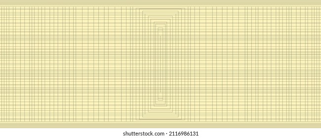abstract geometric pattern with isolated shape squares cell in perspective