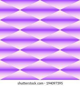 Abstract geometric pattern of lilac rhombuses. Seamless texture