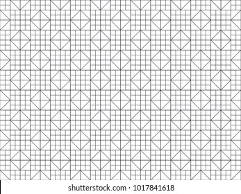 Abstract geometric pattern with line square and triangle shape