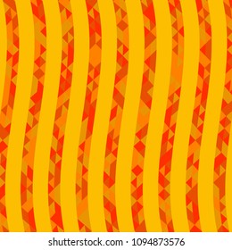 Abstract geometric pattern with lines of colored triangles. Can be used as poster, banner, border, background, Wallpaper, card, print and etc. Eps10 vector.