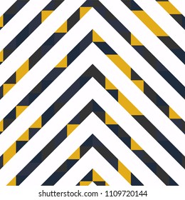 Abstract geometric pattern with lines of colored triangles. Can be used as poster, banner, border, background, Wallpaper, card, print and etc. Eps10 vector.