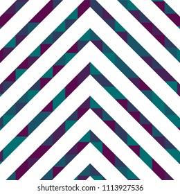 Abstract geometric pattern with lines of colored triangles. Can be used as poster, banner, border, background, Wallpaper, card, print and etc. Eps10 vector.
