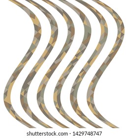 Abstract geometric pattern with lines of colored triangles. Can be used as poster, banner, border, background, Wallpaper, card, print and etc. Eps10 vector.