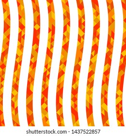 Abstract geometric pattern with lines of colored triangles. Can be used as poster, banner, border, background, Wallpaper, card, print and etc. Eps10 vector.