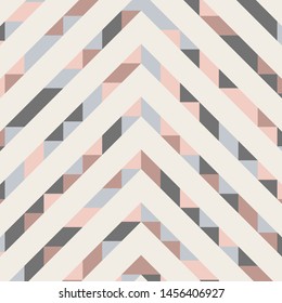Abstract geometric pattern with lines of colored triangles. Can be used as poster, banner, border, background, Wallpaper, card, print and etc. Eps10 vector.