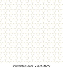 Abstract geometric pattern lines with golden triangle, minimal seamless pattern. Vector clean surface, illustration graphic on background