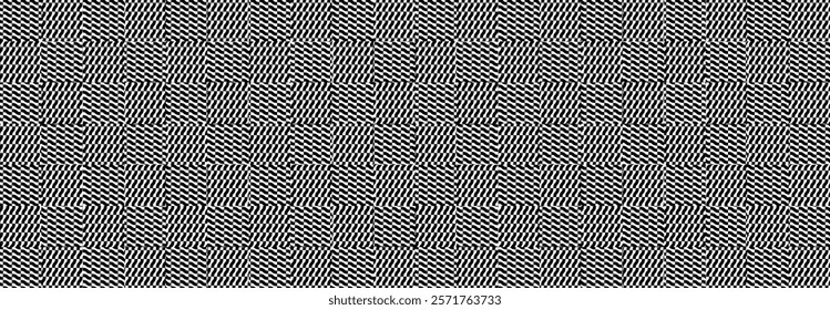 Abstract Geometric pattern, Lines, Illustration, vector, alternating overlapping, orderly arrangement background, black and white, banner, website, template, dark.