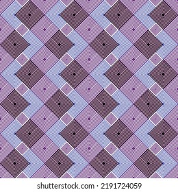 Abstract geometric pattern with lines, rhombic geometric shapes. A seamless,repeated vector background.