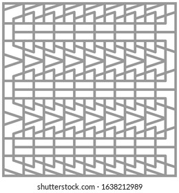 Abstract geometric pattern with lines, rhombuses A seamless vector background. 