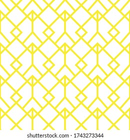 Abstract geometric pattern with lines, rhombuses. Seamless vector background.