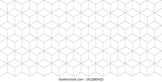 Abstract geometric pattern with lines, rhombuses A seamless vector background.